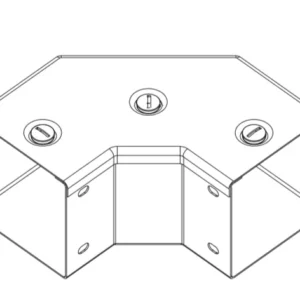 K.T 4" x 4" 90度大面曲