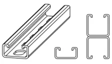 金泰KAM 41 x 41 U槽 2.0mm(3.0米)
