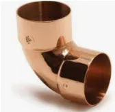 國產 4分(15mm)銅焊90°曲尺