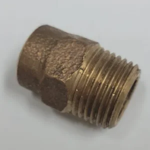 國產 4分(15mmx1/2")炮銅焊外牙咀