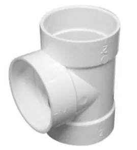 ANCHOR 3"(80mm)PVC白喉90°正三叉