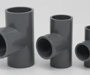 日本KC牌 1-1/4"(30mm)uPVC供水灰膠喉90°正三叉