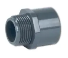 日本KC牌 1-1/4"(30mm)uPVC供水灰膠喉外牙咀