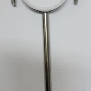 1-1/2" (40mm)x6"加長尾不銹鋼白包膠魚尾碼