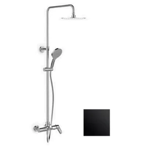 Kohler K-26241T-4-BL Aleo 三出水淋浴柱 - 直接連接 (霧黑色)