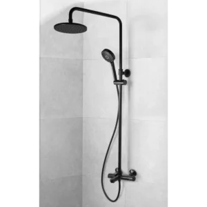 Kohler K-23125T-B9-2BL July™ 恆溫三出水淋浴柱 (亮黑色)