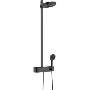 Hansgrohe 24240670 Pulsify S 淋浴柱帶置物平板 (啞光黑)