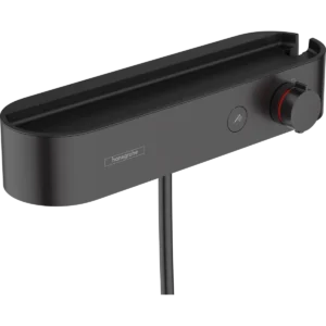 Hansgrohe 24360670 恆溫淋浴龍頭帶置物平台 (啞光黑)