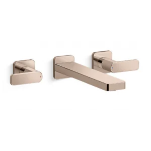 Kohler 雙把手掛牆式面盆龍頭閥芯 版本A + 雙把手掛牆式面盆龍頭面板 (K-31141T-NA+ K-22570T-B4-RGD)