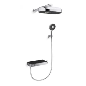 Kohler K-26330T-9-CP ANTHEM 雙口掛牆式恆溫雙淋浴龍頭 (拋光鍍鉻)