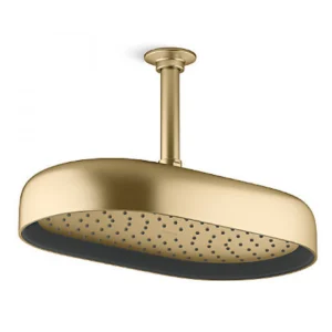 Kohler K-26294T-2MB STATEMENT 單功能 14吋 長方形頭頂花灑 (羅曼黃銅)