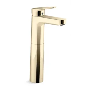 Kohler K-33064K-4-AF Accliv 高出水口單把手抽拉式面盆龍頭 (法蘭金)