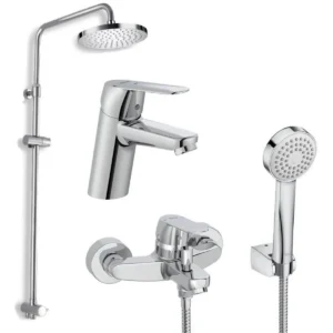 Roca Alfa G2: 1+2+4 龍頭套裝 (5A3L25C00+5A0425C00+5B2150C00+AP00033100)