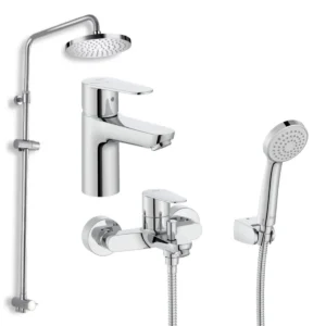 Roca Victoria Plus H3: 1+3+5 龍頭套裝 (5A324FC00+5A014FC00+AP00033100+5B2150C00)