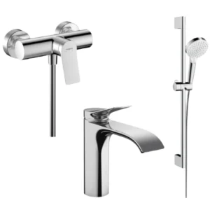 【套裝優惠】 Hansgrohe 75023000+75623000+26534400 水龍頭+花灑套裝