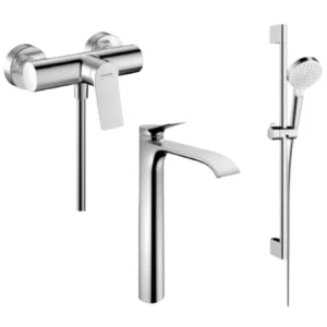 【套裝優惠】 Hansgrohe 75044000+75623000+26534400 水龍頭+花灑套裝