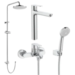 Roca 5A3C4FC00+5A014FC00+5B5450C0N Victoria Plus 龍頭套裝