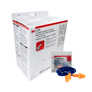 3M 1270 有繩樹狀耳塞 (100對)  1盒 帶線耳塞