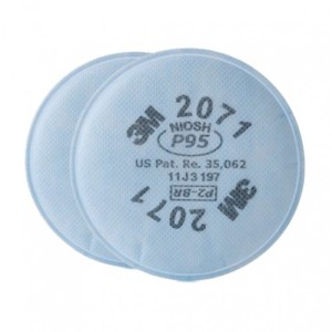 3M™ 2071 P95 防塵防粉顆粒物 濾棉 (1對/包)