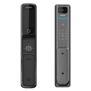 Philips 飛利浦 EasyKey Alpha VP 智能電子視像對講門鎖 曜石黑 香港行貨 (此售價不包基本安裝服務,安裝費需現場交付師傅)