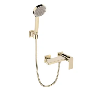 Kohler K-23493T-4-AF Parallel Exposed 掛牆式淋浴龍頭 (法蘭金色)