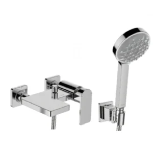 Kohler K-23494T-4-CP PARALLEL 掛牆式浴缸龍頭(連多功能手持花灑及花灑架托)