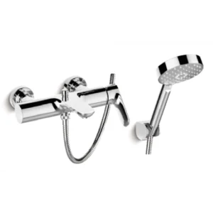 Kohler K-72282K-4-CP ALEO 掛牆式浴缸龍頭 (連多功能手持花灑及花灑托架)