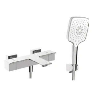 Kohler K-72844K-9-CP STANCE 掛牆式浴缸龍頭(連多功能手持花灑及花灑托架)