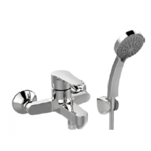 Kohler K-7686K-4-CP JULY 掛牆式浴缸龍頭 (連多功能手持花灑及花灑托架)